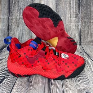 Adidas Harden VOL. 6 Las Vegas Vivid Red Monogram/Core Black Mens sizes HQ3884